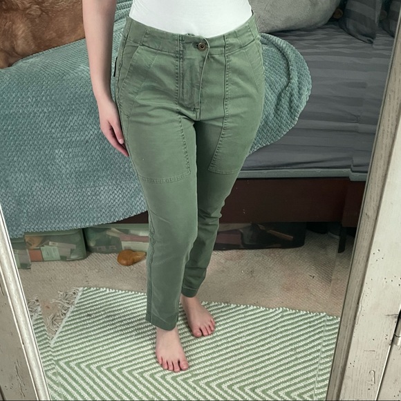 J Crew Army Green pants - Picture 6 of 15
